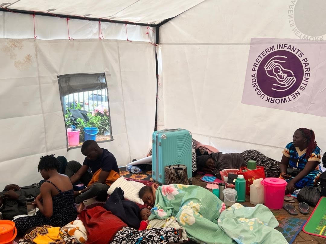 Mothers’ Tents at Kawempe National Referral Hospital Supporting Mothers of Preterm Babies in Uganda